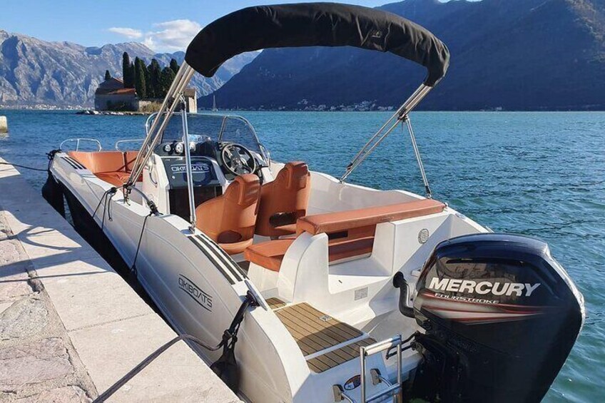 One of our many speedboats