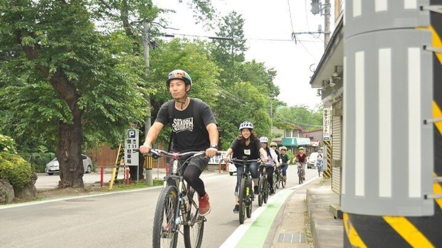 Sakutto from the inn! Hot spring town short course
