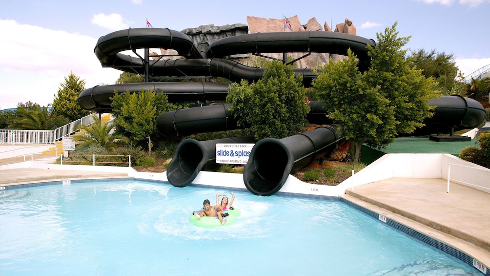 Waterslide at an amusement park in Algarve