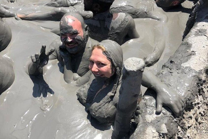 Mud Volcano and Pink Sea