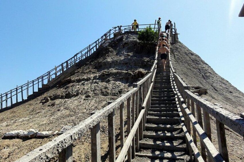 Mud Volcano and Pink Sea