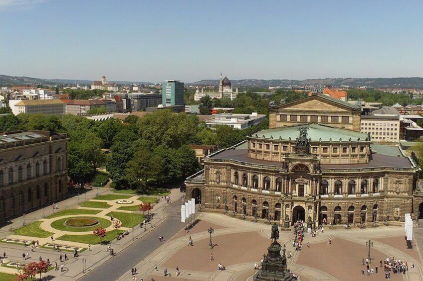 Semperoperführung - View from the Hausmannsturm