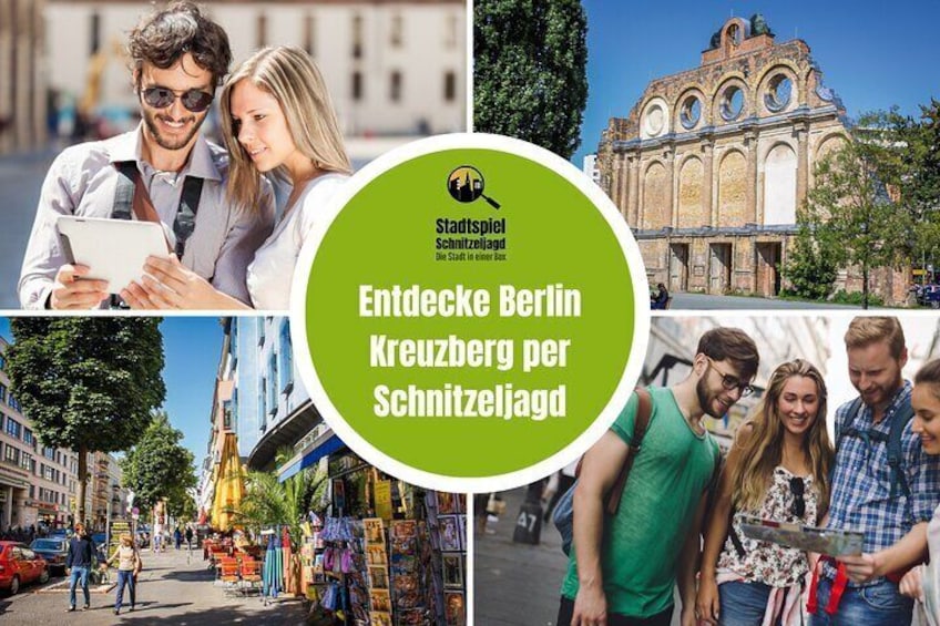 City game scavenger hunt Berlin Kreuzberg - independent city tour