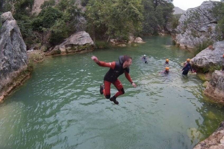 Canyoning: Canyon of the Cerrada del Utrero