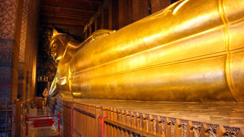 View of the reclining Buddha in Bangkok 