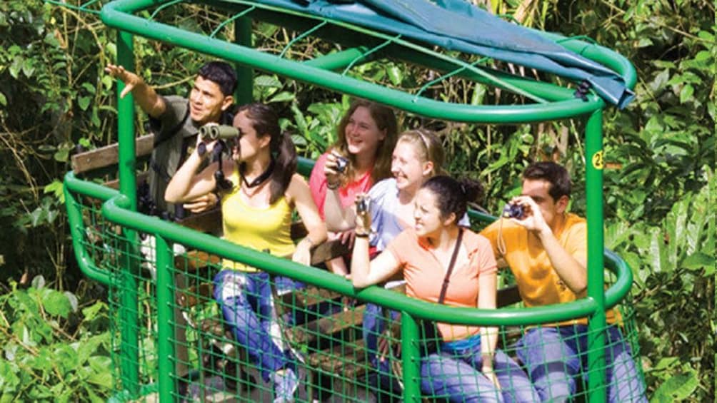 Jungle tram in Costa Rica