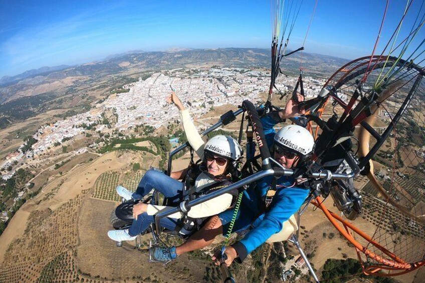 30-minute paramotor flight in Ronda