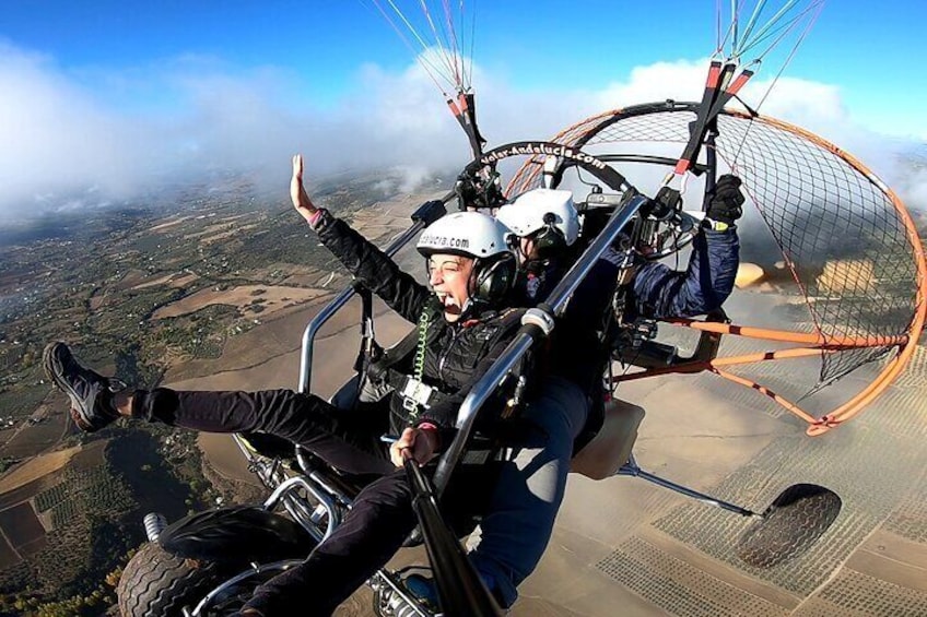 30-minute paramotor flight in Ronda