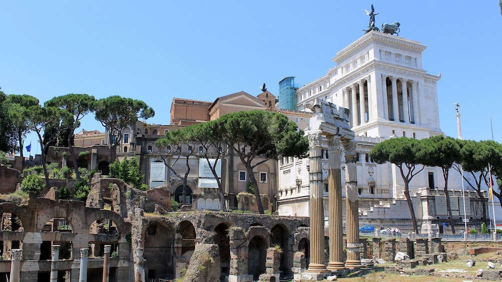 Ruins near the Colosseum in Rome