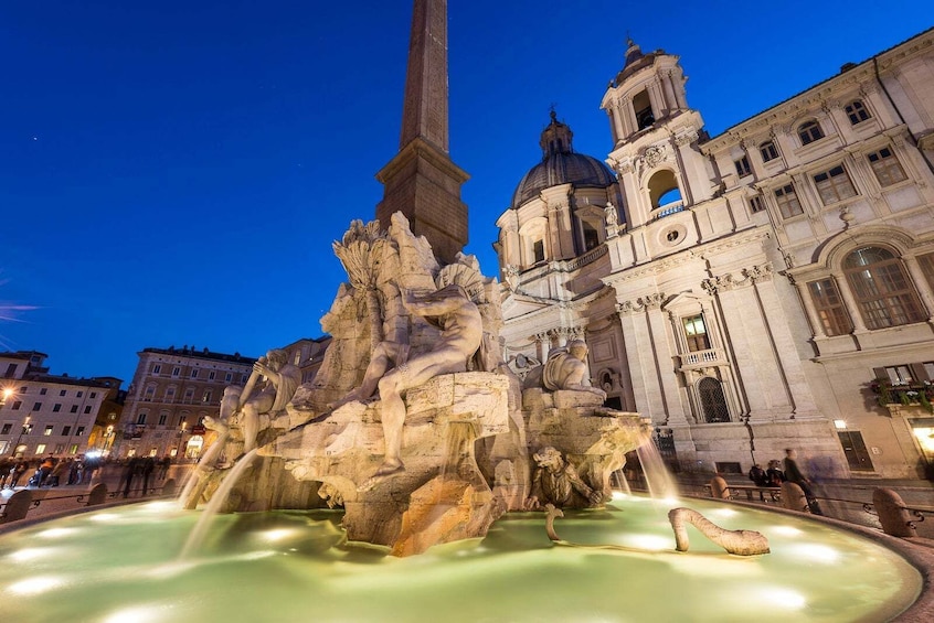 Rome Evening Tour with Piazza di Spagna & Trevi Fountain