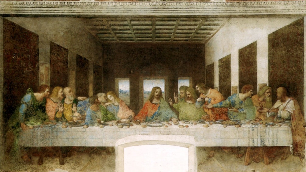 The Last Supper artwork in Milan