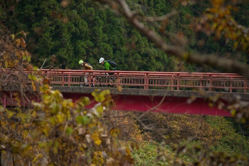 You can also see beautiful mountain streams along the course