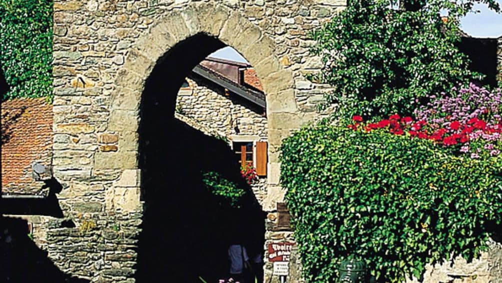 Stone archway in Yvoire