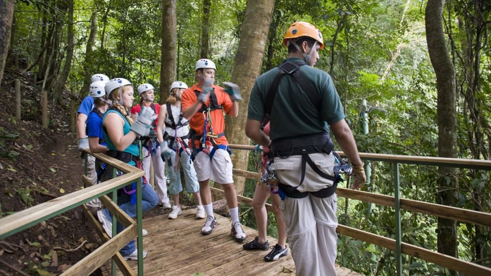 zip lining in Costa Rica