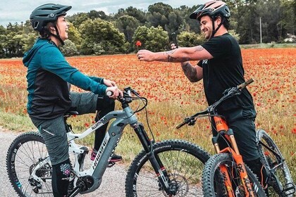 Pure nature route with e-Bikes mountain electric bicycles