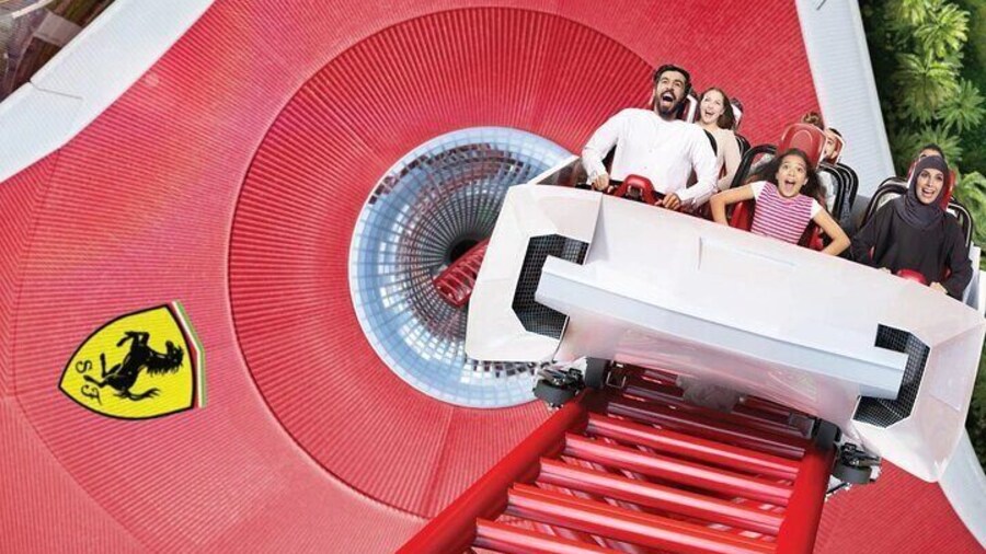 Admission Ticket to Ferrari World in Abu Dhabi
