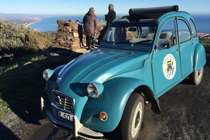Private Commented Excursion in Argelès-sur-Mer by 2 CV Citroën