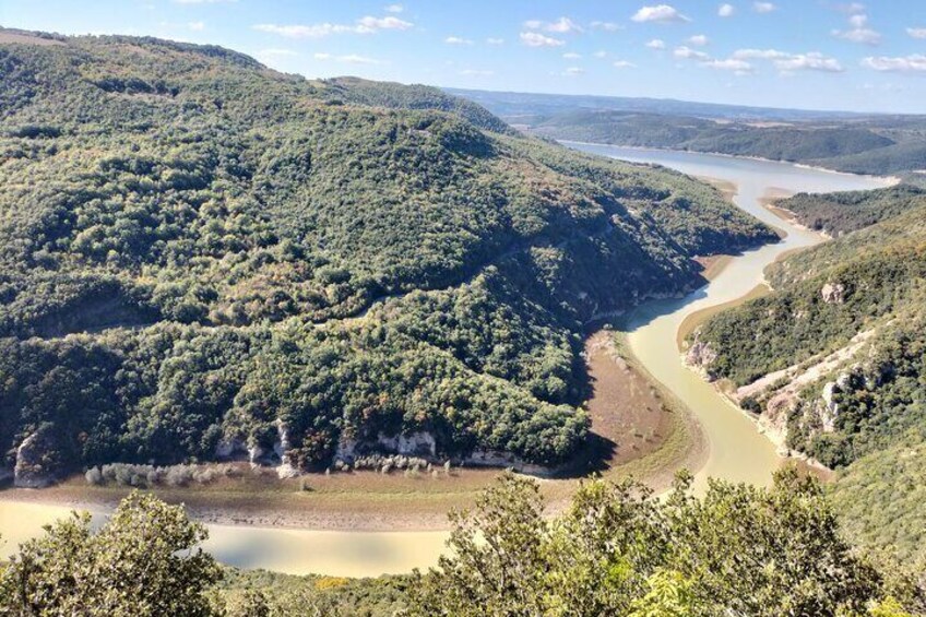 Corbara Lake and Titignano Castle