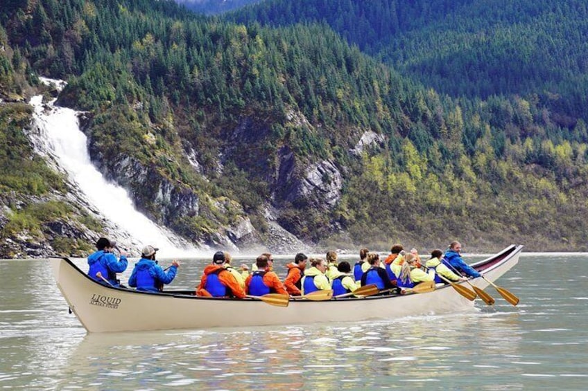 Canoeing by Nugget Falls.