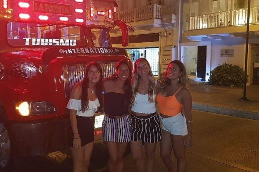 Cartagena: Party and Drinks in The Chiva Bus