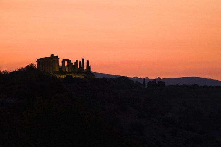 Sunset visit Valley of the Temples Agrigento