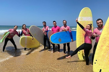 2 hours surf-coaching in taghazout ticket & transfer included