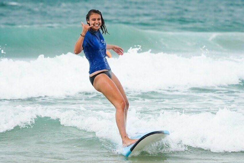 Half Day Guided Surf Lesson in Byron Bay