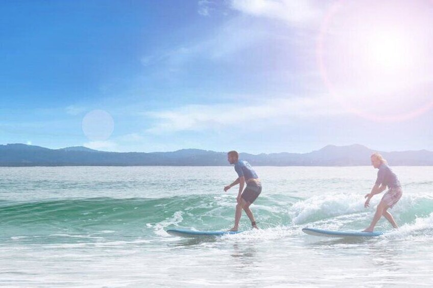 Half Day Guided Surf Lesson in Byron Bay