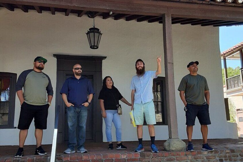 Exploring the Hill-Carillo adobe, built 1826