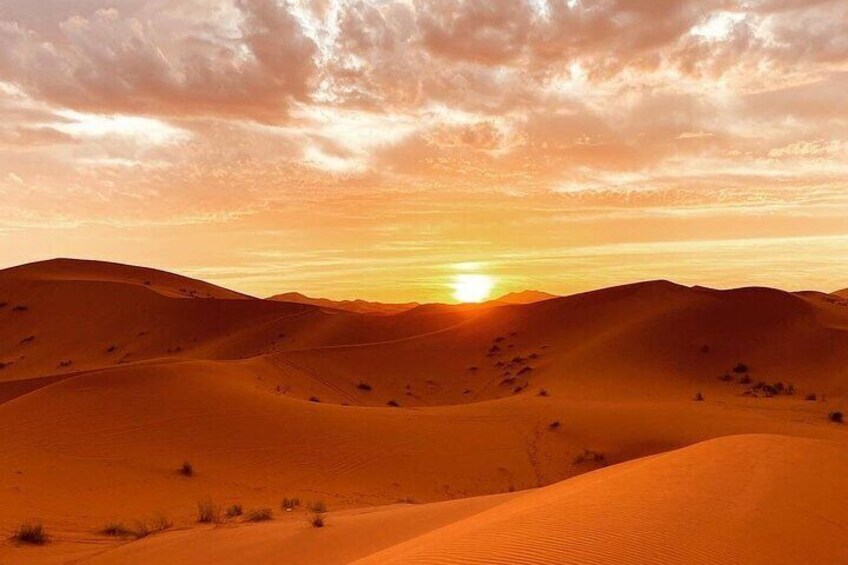 Merzouga sunset