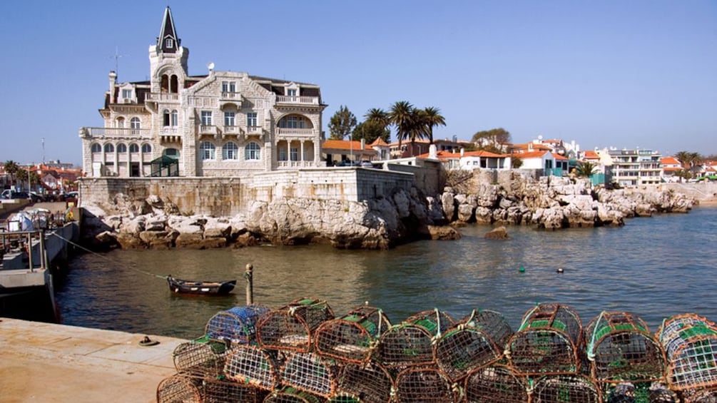 Buildings on the coast of Lisbon