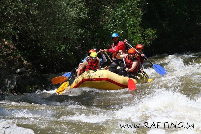 Rafting on Struma River