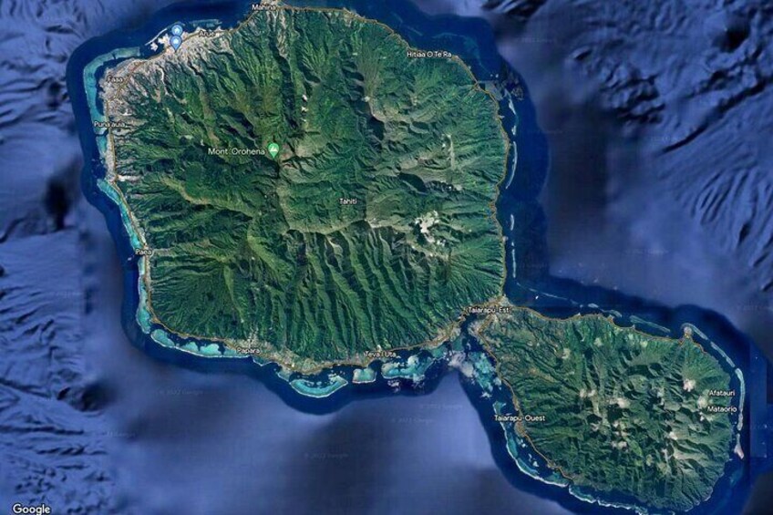 Tahiti and its peninsula