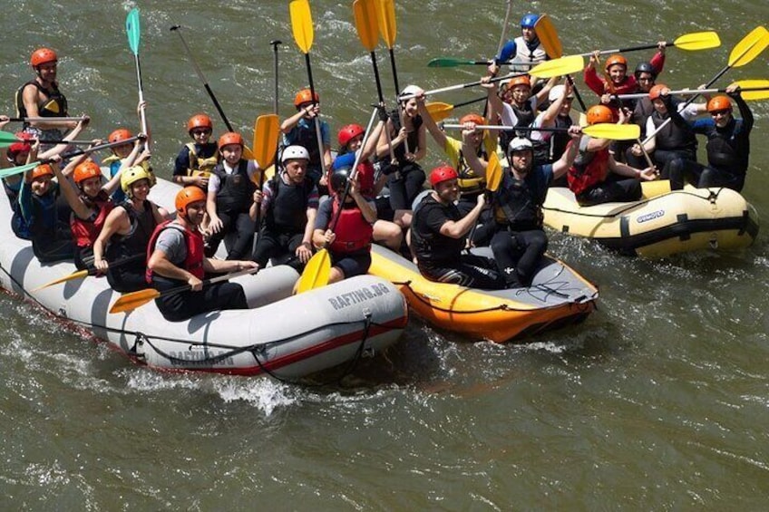 Rafting on Iskar River