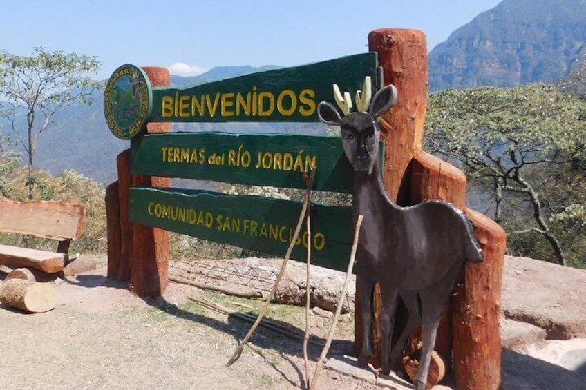 Entrance to the Jordan River Hot Springs