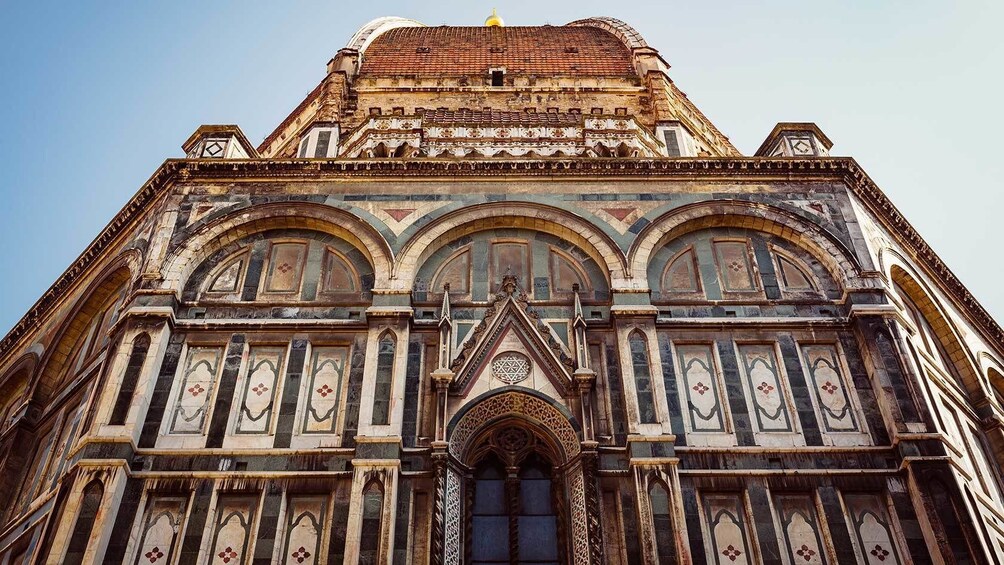 Exterior of Cathedral of Saint Mary of the Flowers in Florence