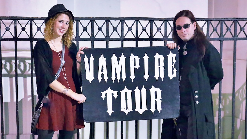 Show item 1 of 5. Vampire tour guides in New Orleans