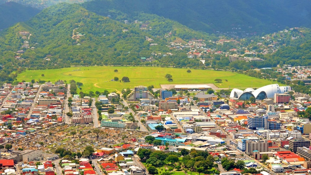 city near the foot of a mountain in Trinidad and Tobago
