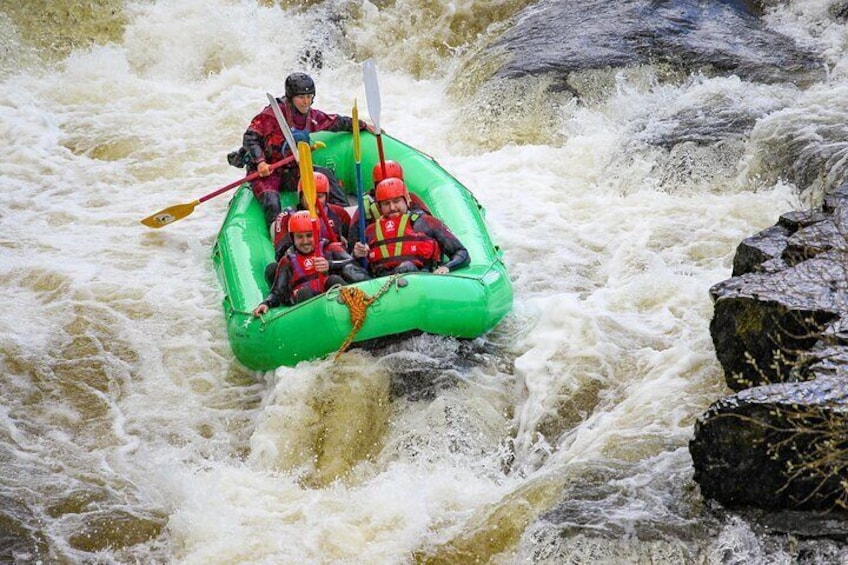 Whitewater Rafting Adventure in Llangollen 