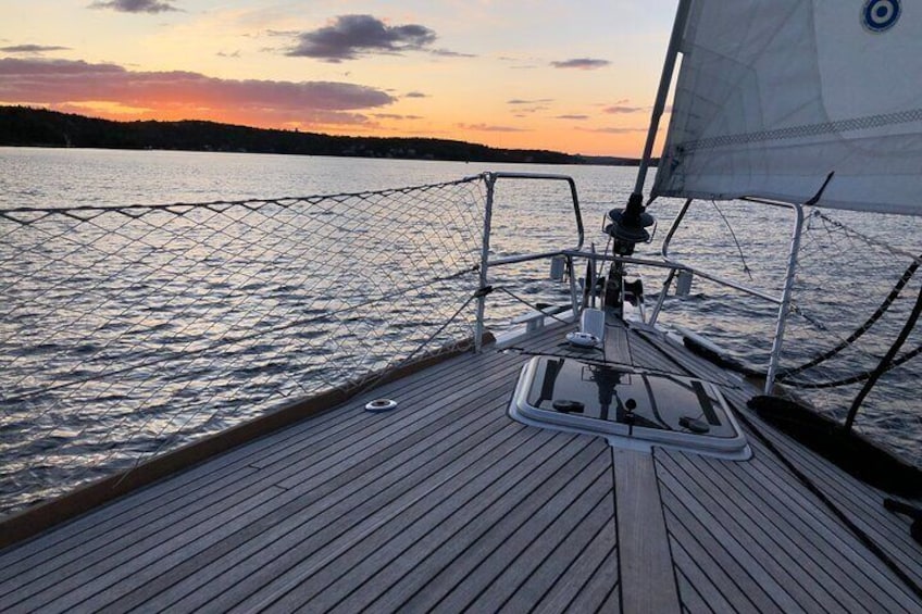 Sunset Wine and Cheese Yacht Sailing 