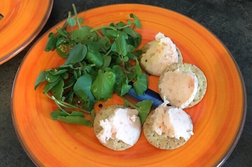 Fresh Hebridean Crab Pâté and Oatcakes