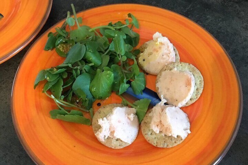 Fresh Hebridean Crab Pâté and Oatcakes