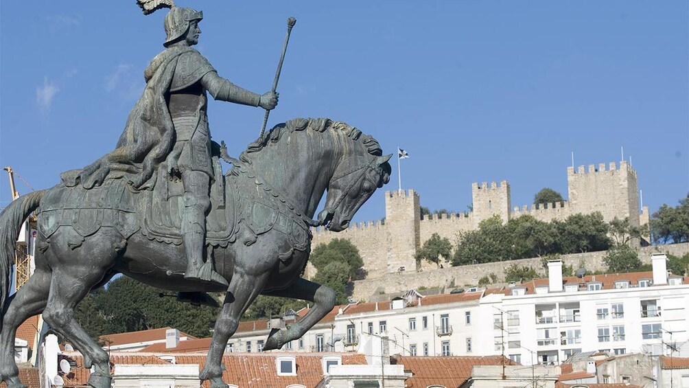 Horse statue in Lisbon 