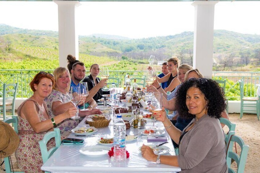 Rhodes Wine & Food Tour: 10 Meal Course Lunch, Wine Tasting, Cooking Class 