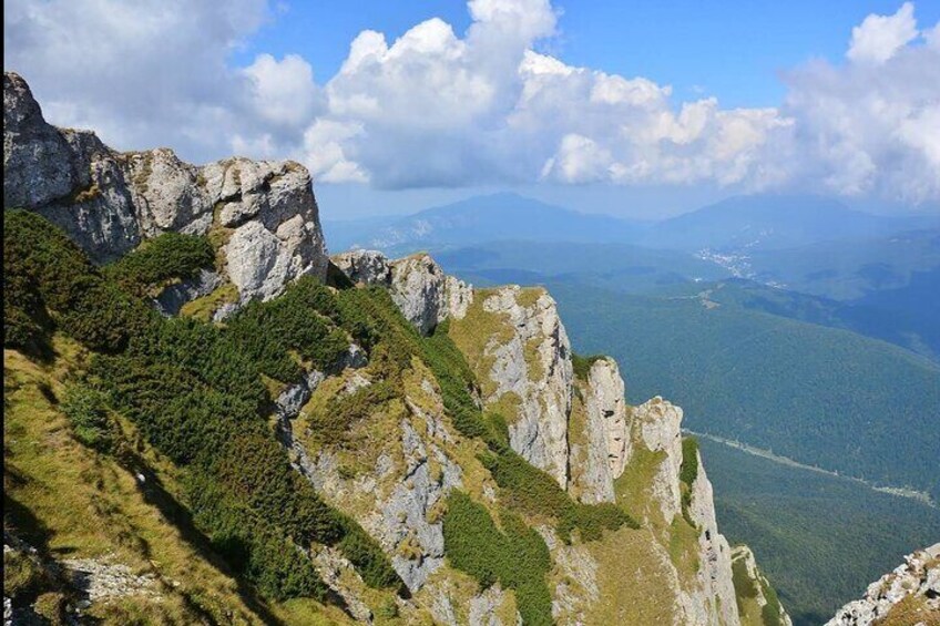 Hiking in Bugegi Mountains in the Carpathians
