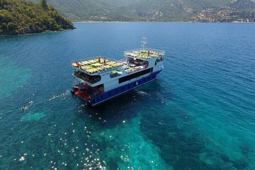 Full-Day Glass bottom Semi Submarine Cruise in Marmaris