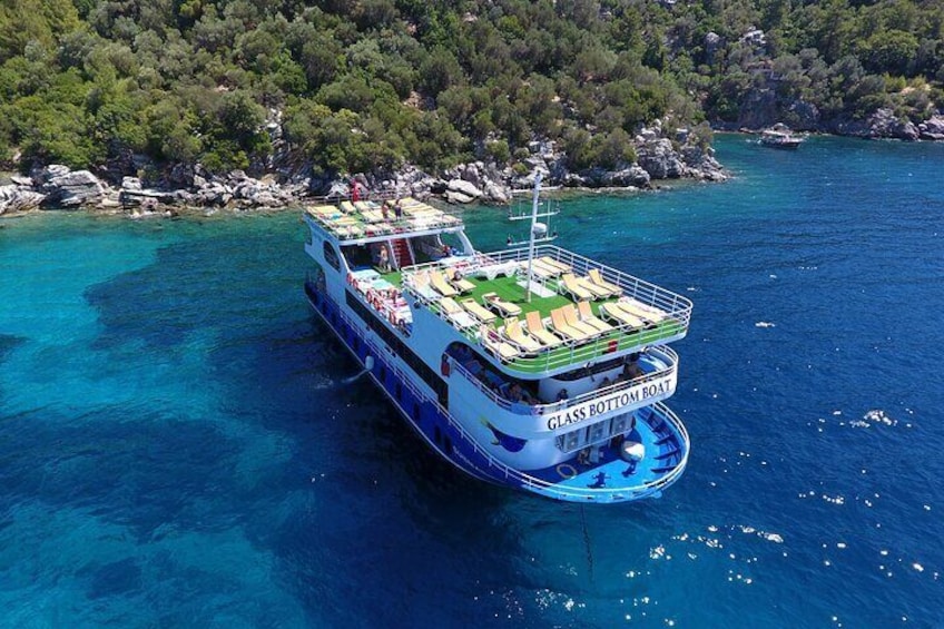 Full-Day Glass bottom Semi Submarine Cruise in Marmaris