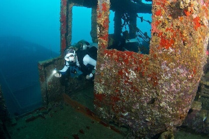 Ex- HMAS Swan Wreck Double Boat Dive 