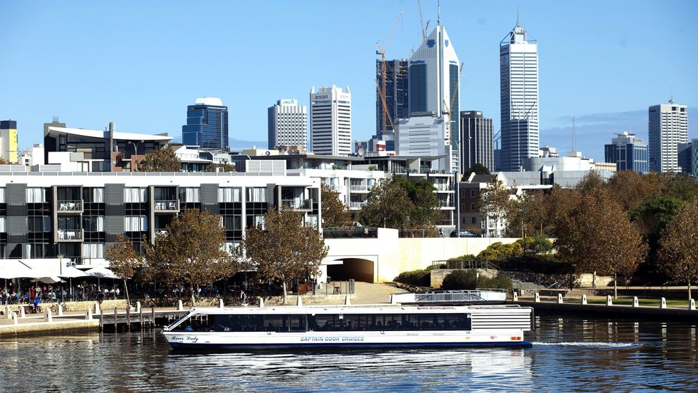 Dock view of the Perth to Fremantle Cruise