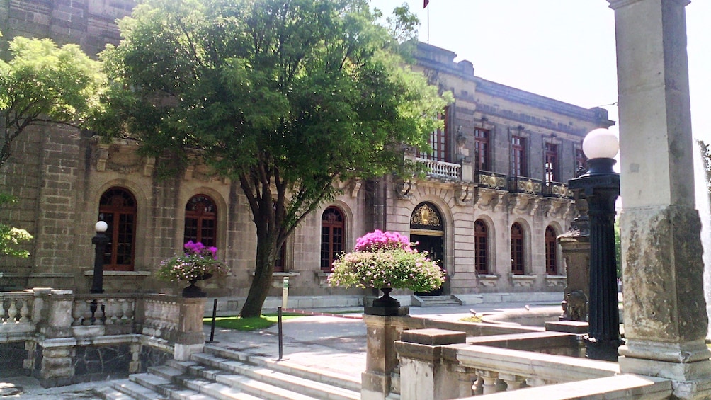 Chapultepec Castle exterior in Mexico City